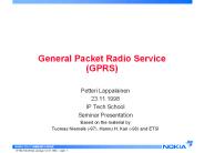 General Packet Radio Service (GPRS)