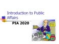 Introduction to Public Affairs PowerPoint PPT Presentation