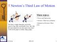 5 Newton’s Third Law of Motion PowerPoint PPT Presentation
