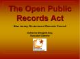 The Open Public Records Act PowerPoint PPT Presentation
