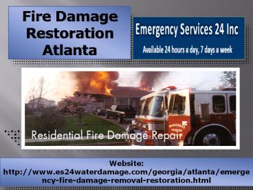 Fire Damage Restoration Atlanta