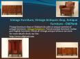 Vintage Furniture, Vintage Antiques shop, Antique Furniture - OldPlank PowerPoint PPT Presentation