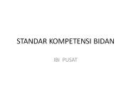 STANDAR KOMPETENSI BIDAN