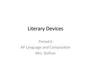 Literary Devices