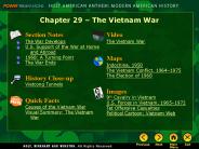 Chapter 29   The Vietnam War Section Notes Video The War