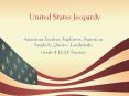 United States Jeopardy PowerPoint PPT Presentation