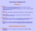 Social Sciences: Publications 2011 PowerPoint PPT Presentation