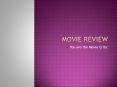 Movie Review PowerPoint PPT Presentation