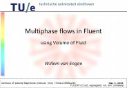Multiphase flows in Fluent