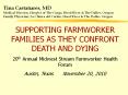Tina Castaсares, MD Medical Director, Hospice of The Gorge, Hood River & The Dalles, Oregon Family Physician, La Clнnica del Cariсo, Hood River & The Dalles, Oregon PowerPoint PPT Presentation