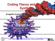 Coding Theory and Protein Synthesis