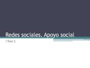 Redes sociales. Apoyo social