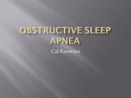 Obstructive Sleep Apnea