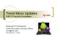 Trend Micro Updates SIRT IT Security Roundtable PowerPoint PPT Presentation