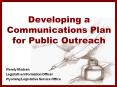 Developing a Communications Plan for Public Outreach PowerPoint PPT Presentation