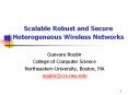 Scalable Robust and Secure Heterogeneous Wireless Networks PowerPoint PPT Presentation