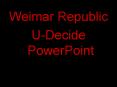 Weimar Republic PowerPoint PPT Presentation
