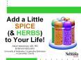 Add a Little SPICE (& HERBS) to Your Life! PowerPoint PPT Presentation