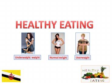 What is Healthy Eating ?