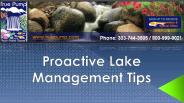 Proactive Lake Management Tips