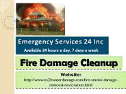 Fire Damage Cleanup