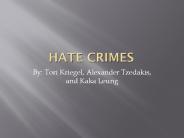 Hate Crimes
