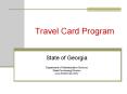 Travel Card Program PowerPoint PPT Presentation