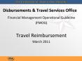 Disbursements & Travel Services Office PowerPoint PPT Presentation