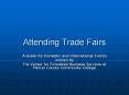 Attending Trade Fairs PowerPoint PPT Presentation