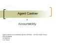 Agent Cashier PowerPoint PPT Presentation