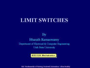 LIMIT SWITCHES