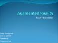 Augmented Reality PowerPoint PPT Presentation