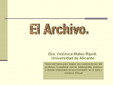 Dra. Verуnica Mateo Ripoll.