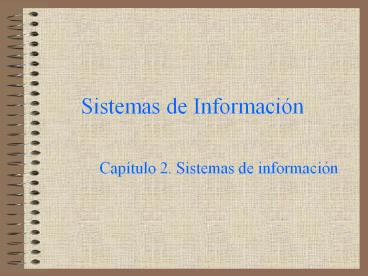 Sistemas de Informaciуn