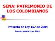SENA: PATRIMONIO DE LOS COLOMBIANOS