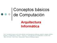 Conceptos bбsicos de Computaciуn