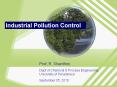 Industrial Pollution Control PowerPoint PPT Presentation