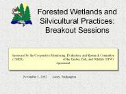 Forest Practices: What’s in the Rules?