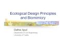 Ecological Design Principles and Biomimicry PowerPoint PPT Presentation