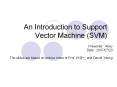 An Introduction to Support Vector Machine (SVM) PowerPoint PPT Presentation