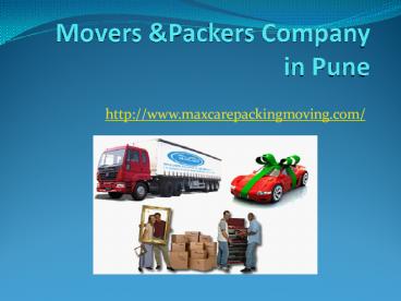 Packing and Moving Company in pune