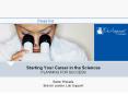 Starting Your Career in the Sciences PLANNING FOR SUCCESS PowerPoint PPT Presentation