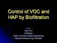 Control of VOC and HAP by Biofiltration PowerPoint PPT Presentation