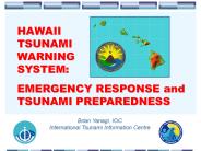 TSUNAMI PREPAREDNESS
