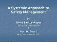 A Systemic Approach to Safety Management PowerPoint PPT Presentation