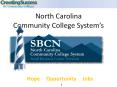 North Carolina Community College System’s PowerPoint PPT Presentation