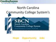 North Carolina Community College System’s