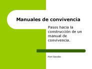 Manuales de convivencia