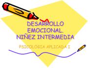 DESARROLLO EMOCIONAL. NI