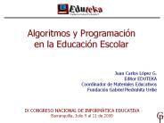 Algoritmos y Programaciуn